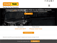 Tablet Screenshot of insuretaxi.com